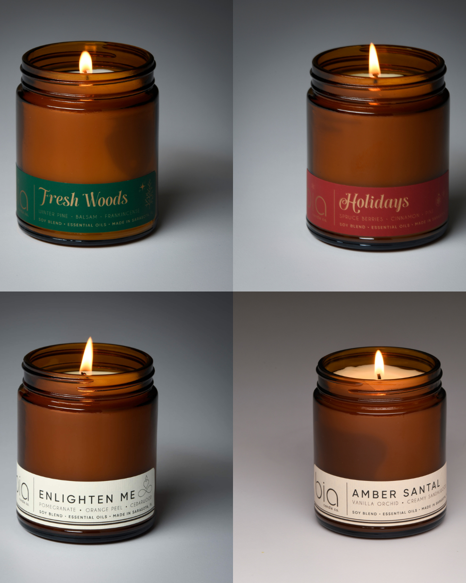our winter bundle with limited edition Fresh Woods and Holidays scents
