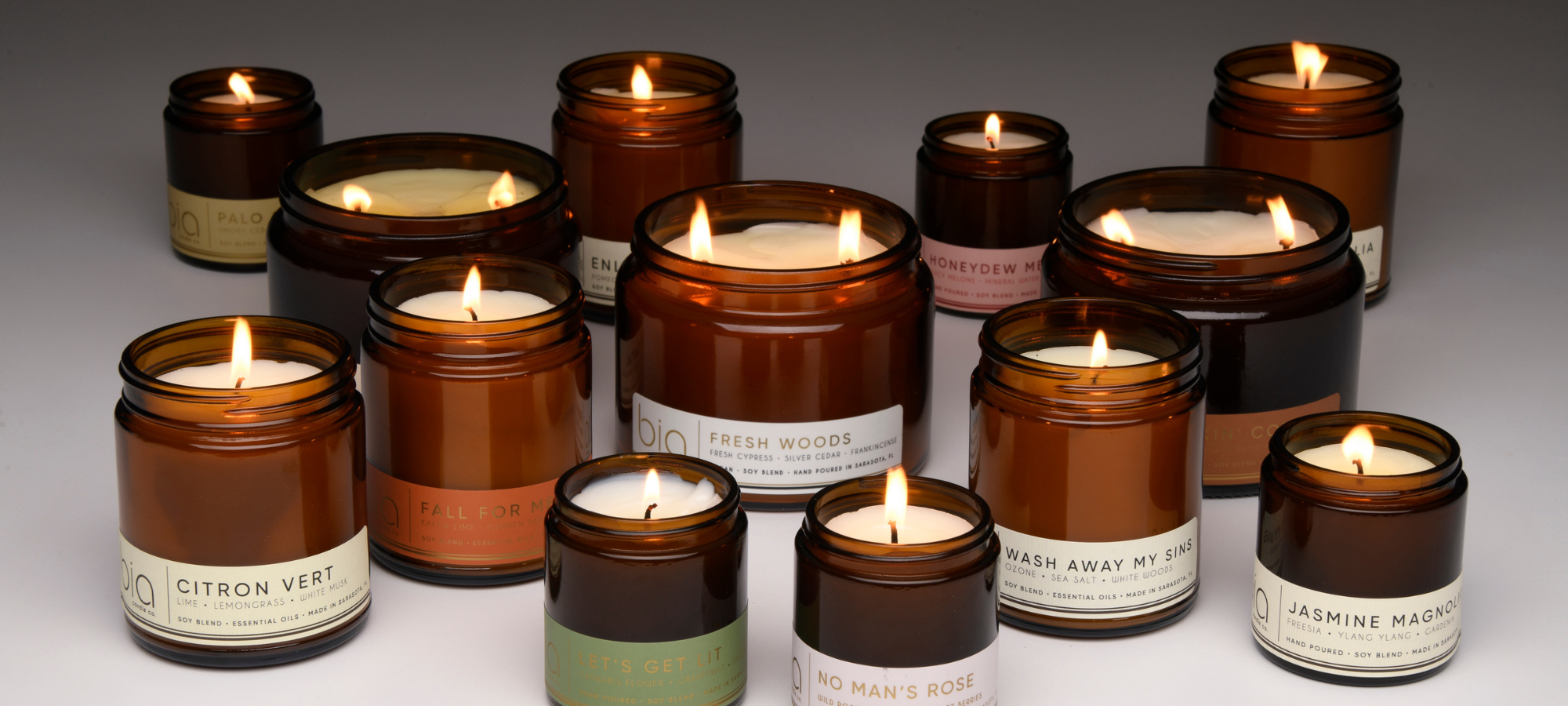 full candle collection with all scents