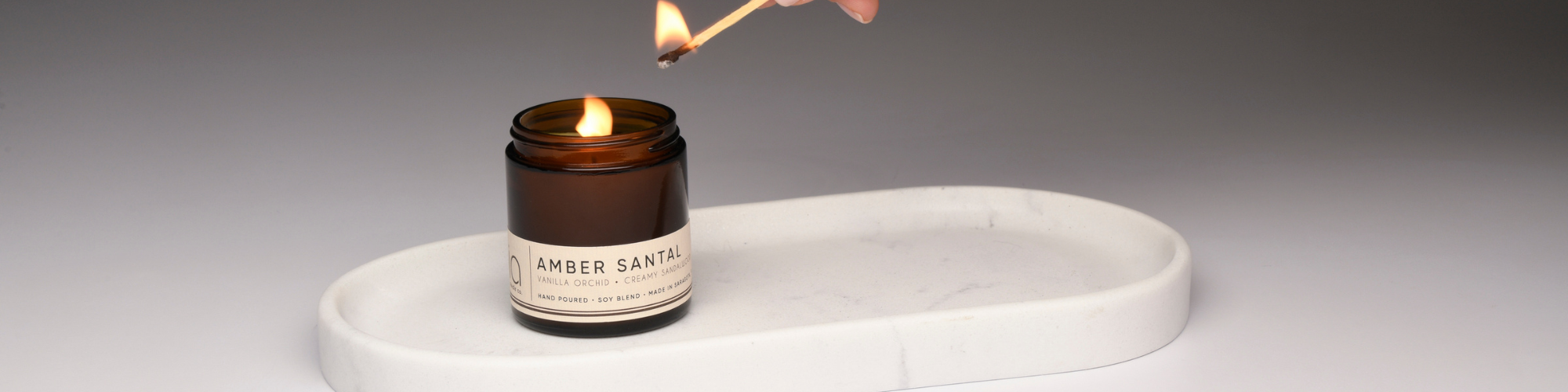 amber santal candle for all candles