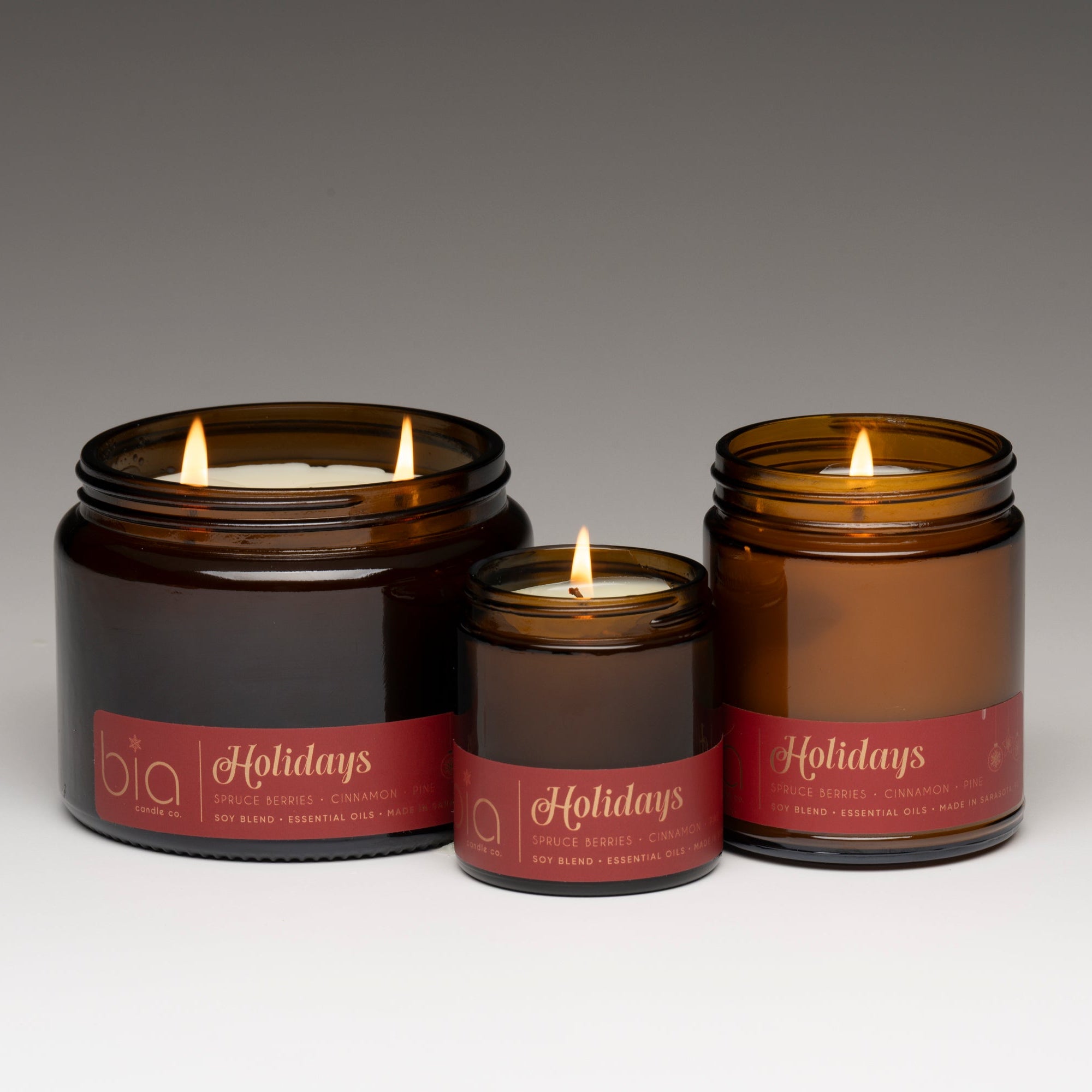 holidays candle collection