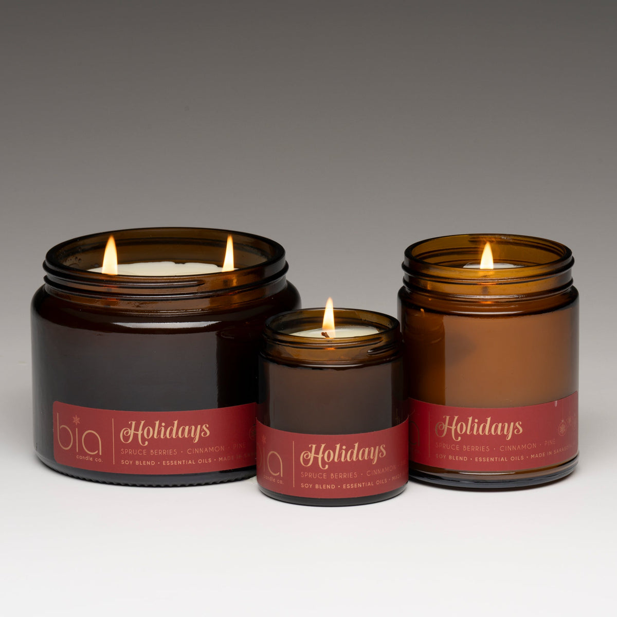 holidays candle collection