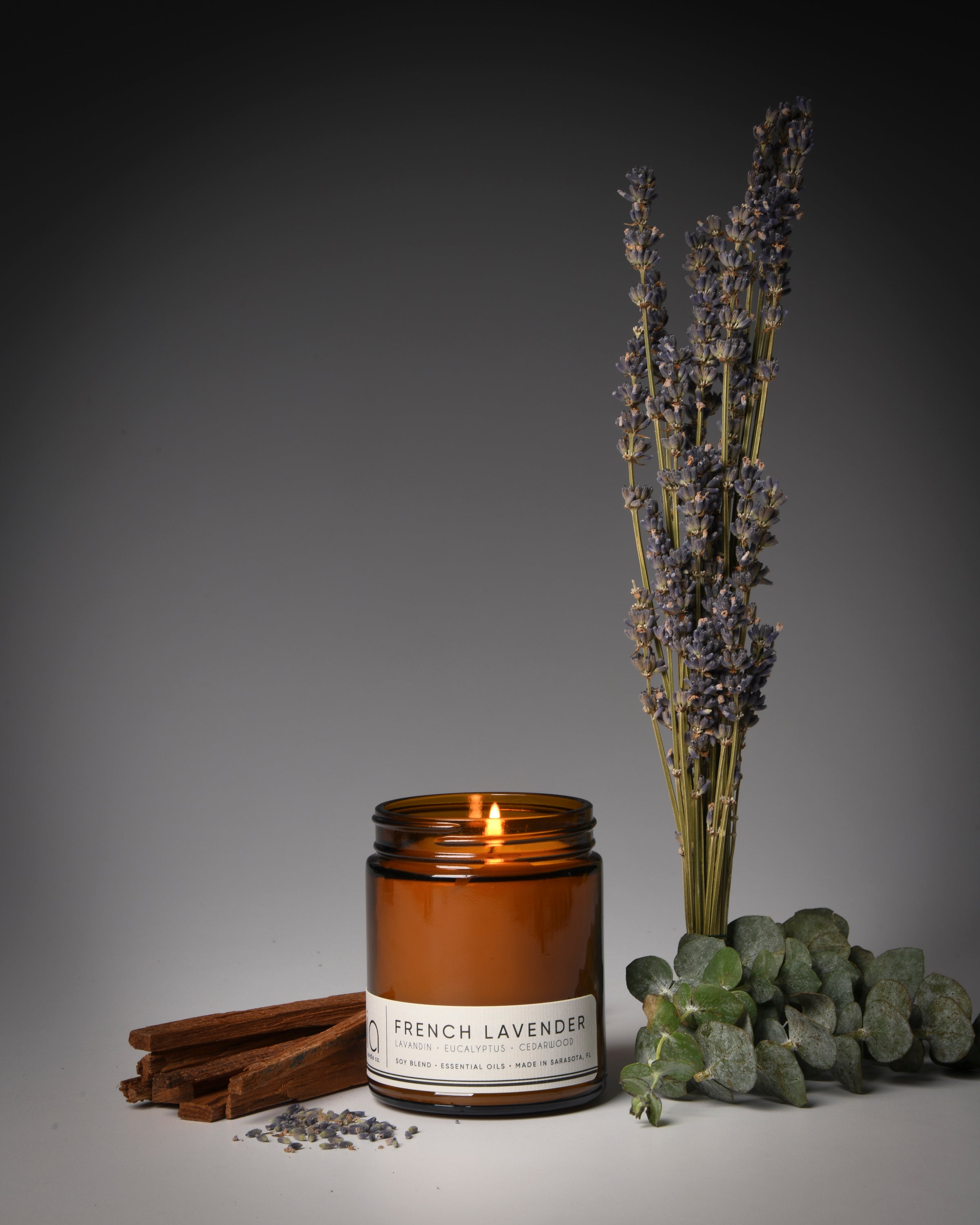 Earthy French Lavender Soy Candle – Bia Candle Co