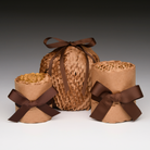 gift wrapped candles in various styles