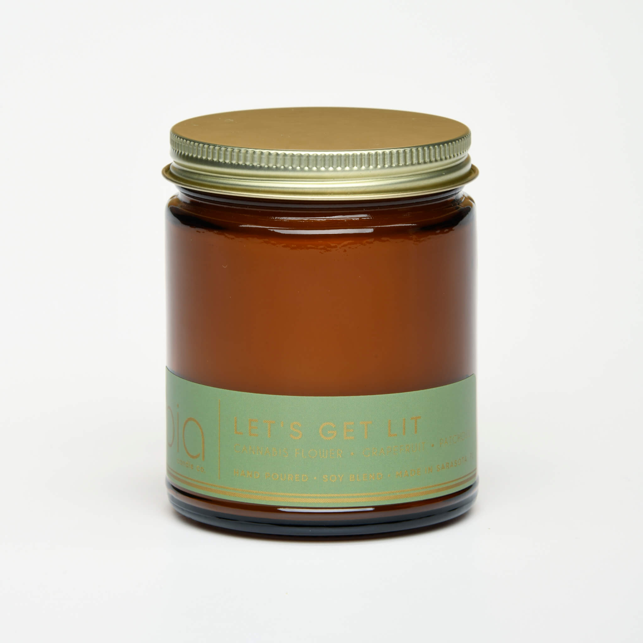 lets get lit classic candle with lid