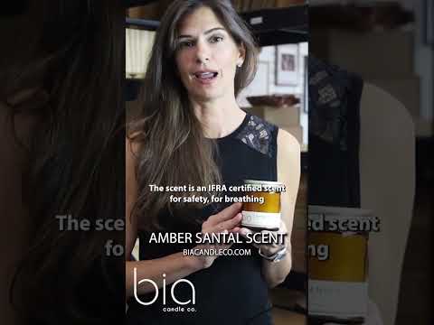 amber santal candle scent explained