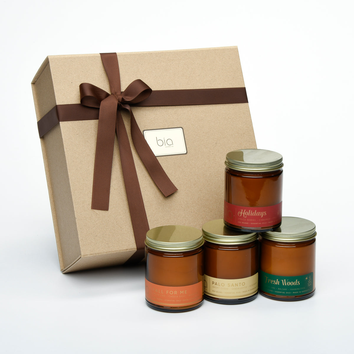 Holiday Season Classic Candle Gift Box Set