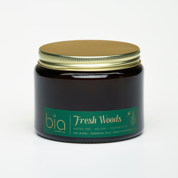 Fresh Woods Limited Edition for Christmas Grande 2-Wick Soy Candle 50hour Burn