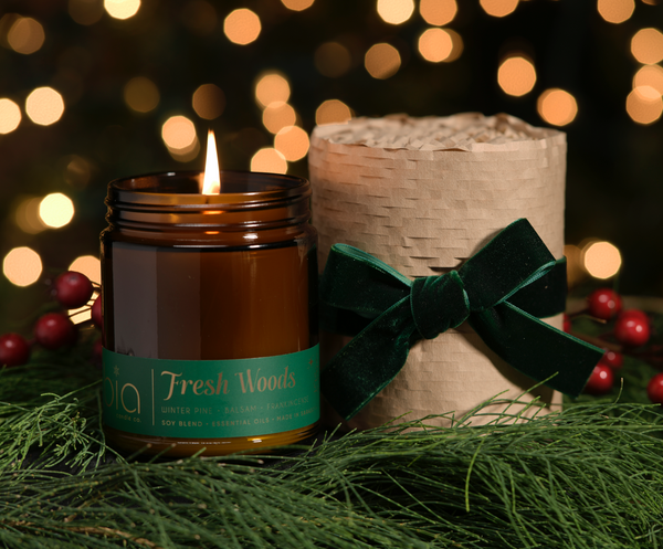 Fresh Woods Limited Edition for Christmas Classic Soy Candle 50hour Burn